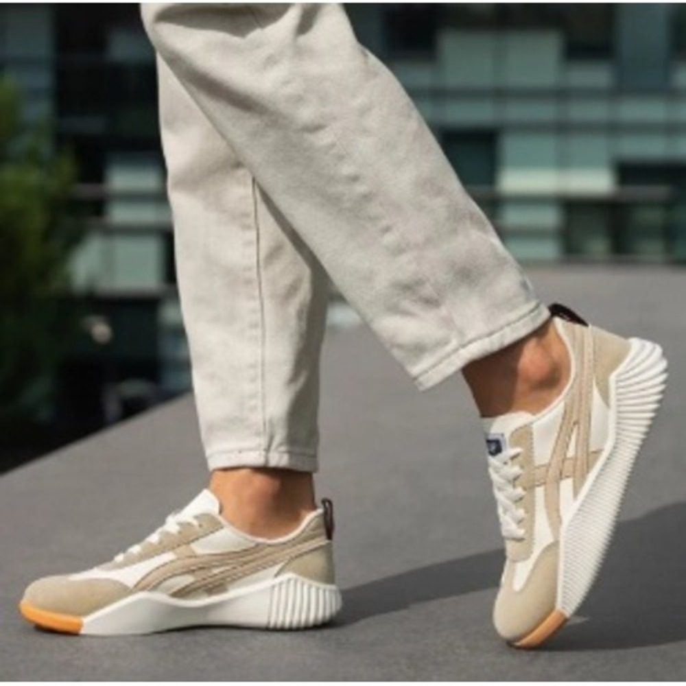 De Florance DF Cloudea 1.0 Vintage Style Cream Beige Sneakers Womens 8.5